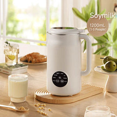 110V-220V 1200ml Soybean Milk Machine Multifunction Juicer Portable Blender Automatic Heat Home Soy Milk Maker Kitchen Gadgets - Nuprozone