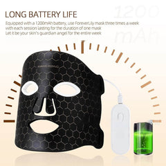 Led Pull Firming Phototherapy Silicone Mask Beauty Instrument Charging Mask USB - Nuprozone