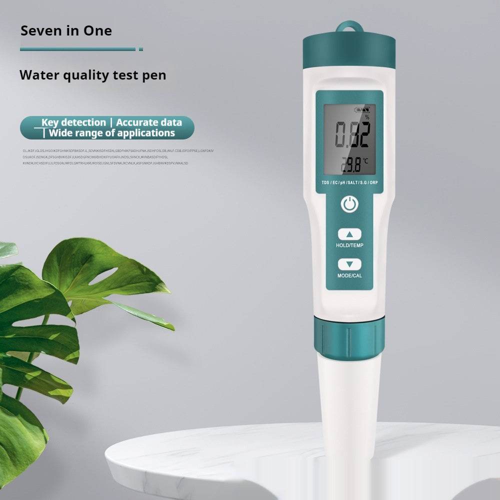 7-in-1 Water Quality Test PenSGORP Water Quality Detector TDS Water-testing Pen - Nuprozone