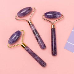 Amethyst Roller Single and Double-Headed Amethyst Roller Beauty Jade Massager - Nuprozone