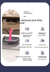 Bed Wireless Mites Instrument Rechargeable Household UV Sterilization Dehumidification Vacuum Cleaner - Nuprozone