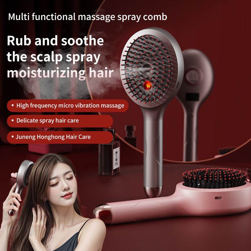 Vibration Red Light Hair Care Instrument Electric Massage Comb - Nuprozone