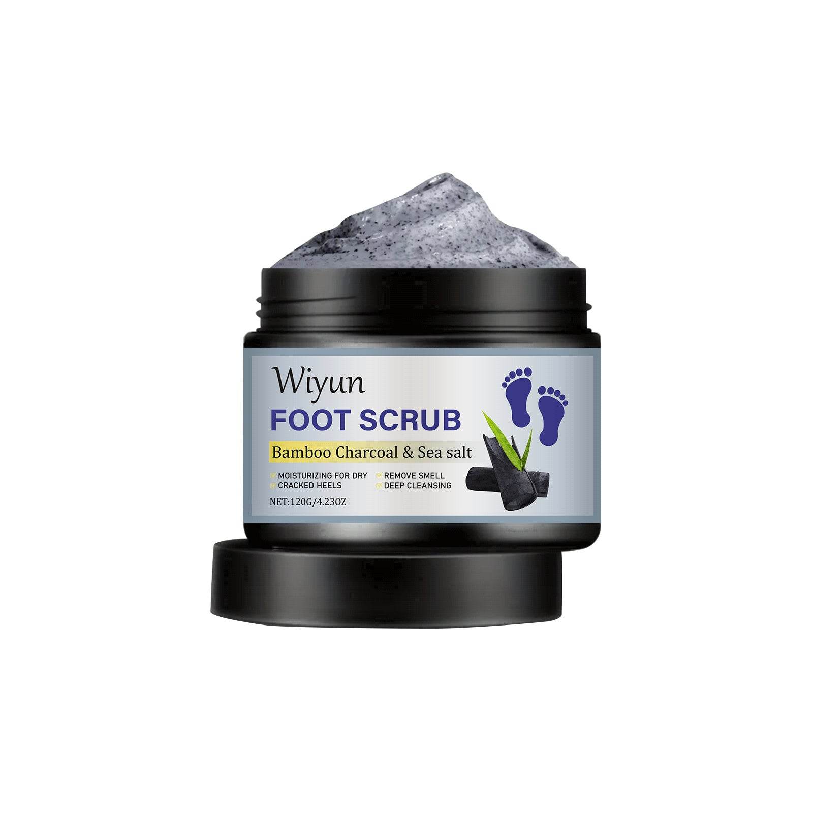 Bamboo Charcoal Sea Salt Foot Scrub - Nuprozone