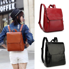 Women Backpack Cross Body Shoulder Bag Genuine Leather Girls School Female Natural Skin Book Laptop Rucksack Messenger Bags - Nuprozone