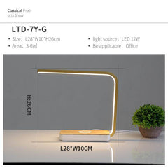 Wireless charging bedside lamp table lamp - Nuprozone