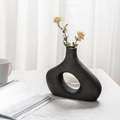 Creative Ceramic Vase Decoration for Dried Flowers in Living Rooms - Nuprozone
