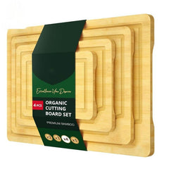 Bamboo Chopping Board Three-piece Set Of Kitchen Utensils Suit - Nuprozone