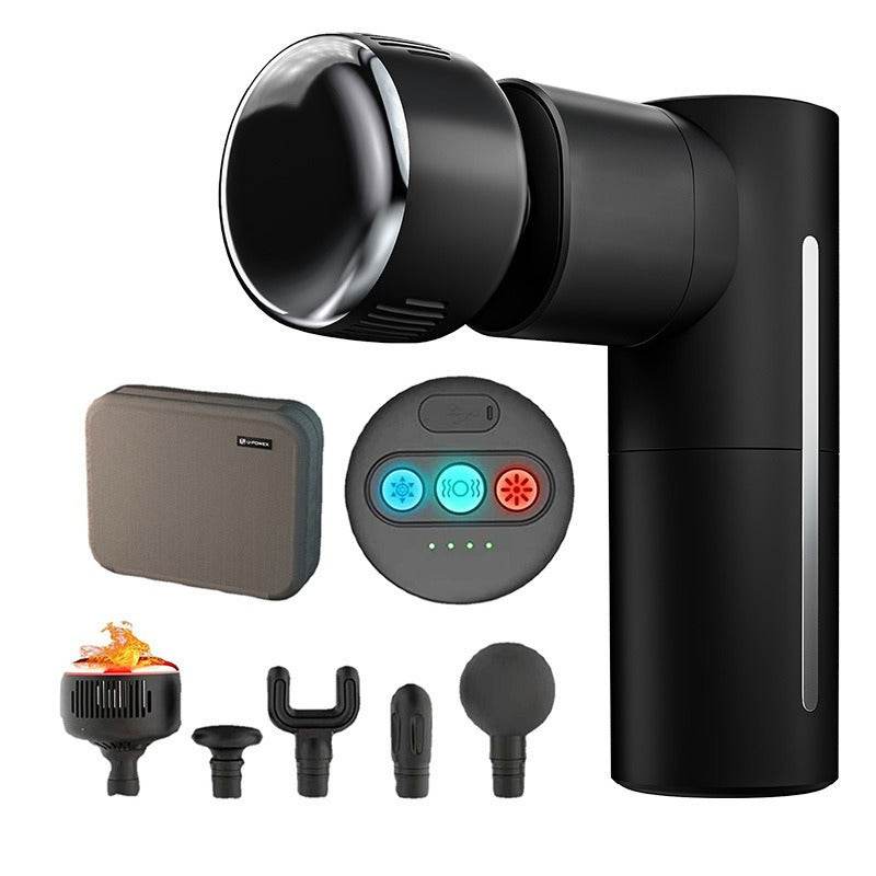 Nuproz Heat&Cool Massage Gun Deep Tissue Percussion Muscle Massager Mini Fitness Fascial Gun For Pain Relief Body And Neck - Nuprozone