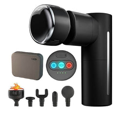 Nuproz Heat&Cool Massage Gun Deep Tissue Percussion Muscle Massager Mini Fitness Fascial Gun For Pain Relief Body And Neck - Nuprozone