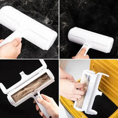 One Hand Operate Way Pet Hair Remover Roller Removing Dog Cat Self Cleaning Lint Pet Hair Remover Pet Hair Remov Cleaning - Nuprozone