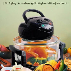 12L Air Fryer Oil-free Electric Fryers Visible Household Automatic Oven Deep Fryer Multifunctional Cooker French Fries Pan 220V - Nuprozone