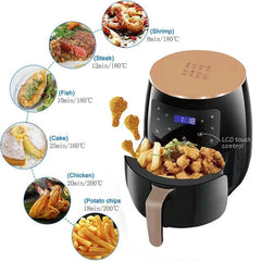 6L Air fryer Multi-functional intelligent touch screen oven Large capacity Electro mechanical deep fryer for home airfryer - Nuprozone