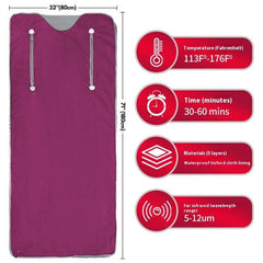 Sauna Blanket Far Infrared Acid Removing Wet Sweat Removing Health Care - Nuprozone