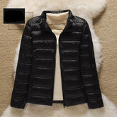 Thin Autumn And Winter Collar Large Size Light Down Jacket Light Fashion Short Coat - Nuprozone