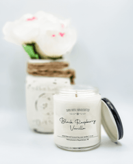 Black Raspberry Vanilla Soy Candle – 100% Natural Coconut Wax - Nuprozone