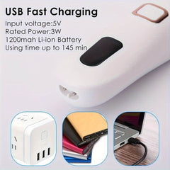 Electric Foot Grinder And Callus Remover, Electric Foot Polisher, Rechargeable Foot Washing And Pedicure Kit, Suitable For Cracked Heels And Dead Skin, With 3 Roller Heads - Nuprozone