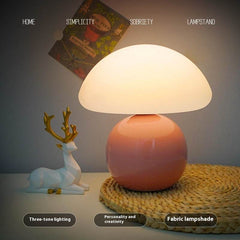 Bedside Lamp Cream Mushroom Decorative Table Lamp - Nuprozone