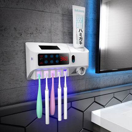 Smart UV Toothbrush Sterilizer Toilet Shelves - Nuprozone