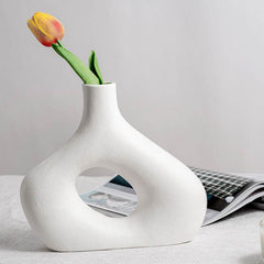 Creative Ceramic Vase Decoration for Dried Flowers in Living Rooms - Nuprozone
