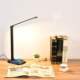 LED Folding Table Lamp 25 Gears Dimming Color Palette Wireless Fast Charge Touch - Nuprozone