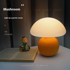 Bedside Lamp Cream Mushroom Decorative Table Lamp - Nuprozone