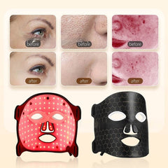 Led Pull Firming Phototherapy Silicone Mask Beauty Instrument Charging Mask USB - Nuprozone