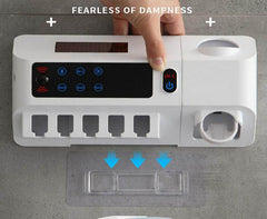 Smart UV Toothbrush Sterilizer Toilet Shelves - Nuprozone
