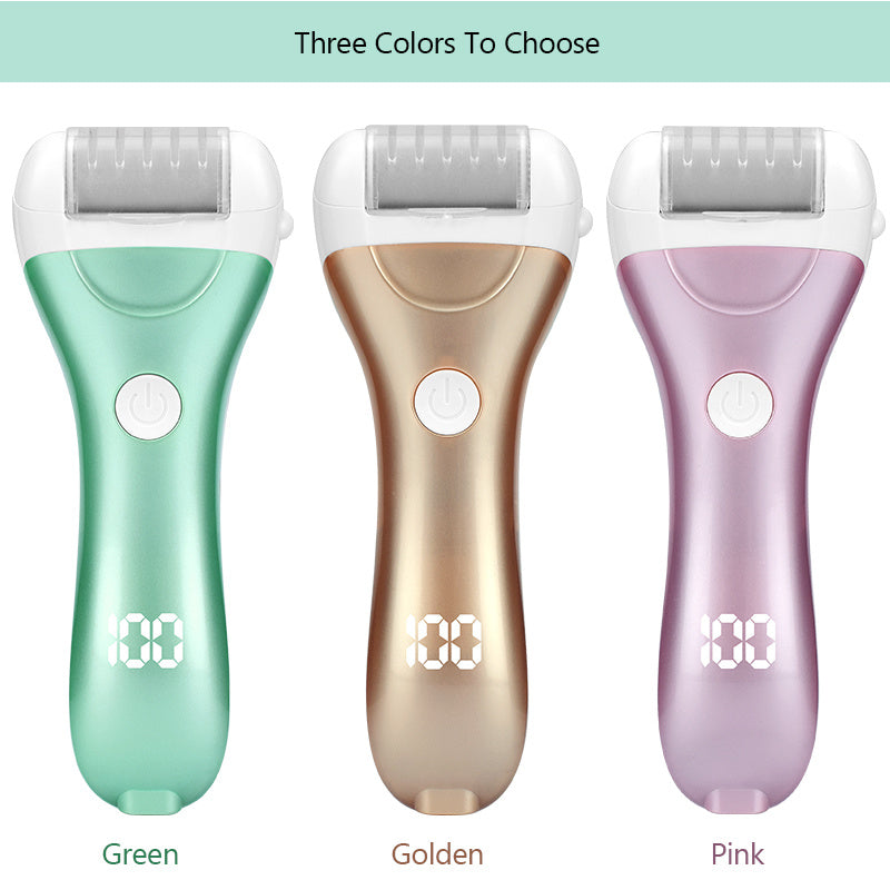 Lime électrique rechargeable pour talons Outils de pédicure Outil professionnel de soins des pieds Élimination des callosités de la peau morte et dure