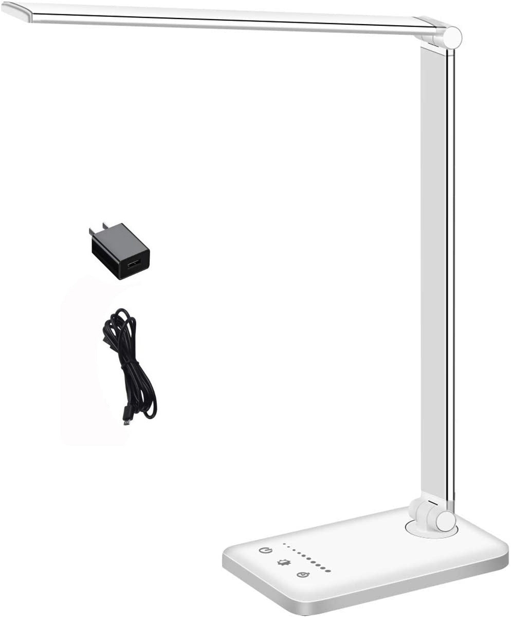 LED Folding Table Lamp 25 Gears Dimming Color Palette Wireless Fast Charge Touch