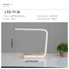 Wireless charging bedside lamp table lamp