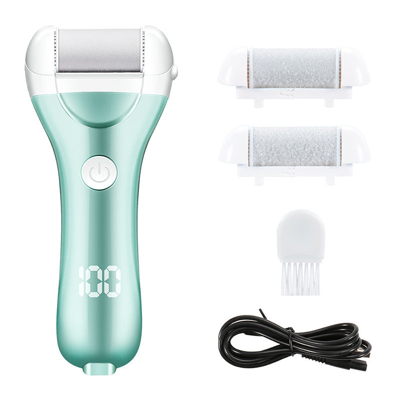 Lime électrique rechargeable pour talons Outils de pédicure Outil professionnel de soins des pieds Élimination des callosités de la peau morte et dure