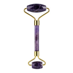 Rouleau d'améthyste Rouleau d'améthyste simple et double tête Masseur de jade de beauté
