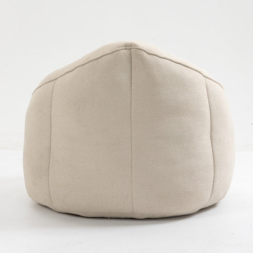 Bedding Bean Bag Sofa Chair High Pressure Foam Bean Bag Chair Material With Padded Foam Padding Compressed Bean Bag With Footrest