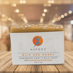 NUPROZ Goat's Milk Soap: Nourish Your Skin Naturally!