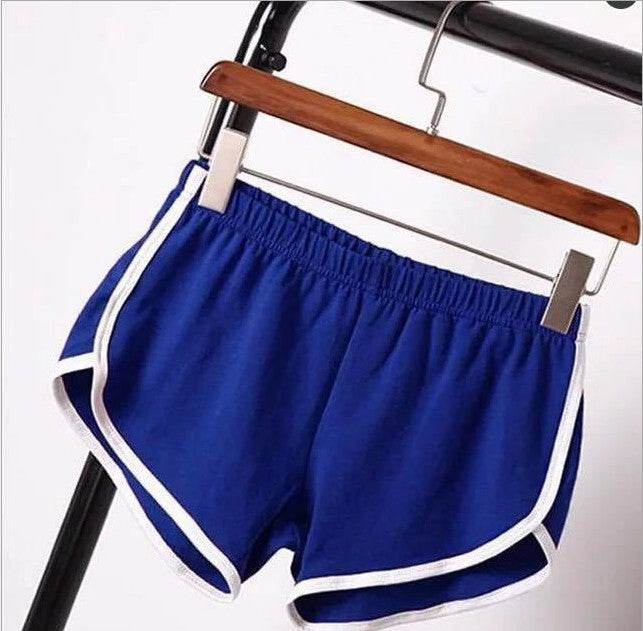 Solid Color Breathable Workout Shorts Women's Candy Color Hot Pants Shorts - Nuprozone