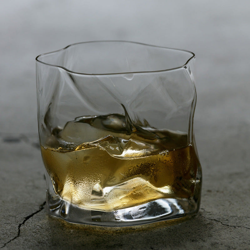 Nitrate Glass Cup Crumpled Paper