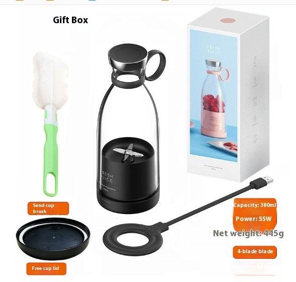 350ML Electric Juicer Blender Mixer USB Rechargeable Machine Household Portable Blender Maker Cup Kitchen Tool Kit - Nuprozone