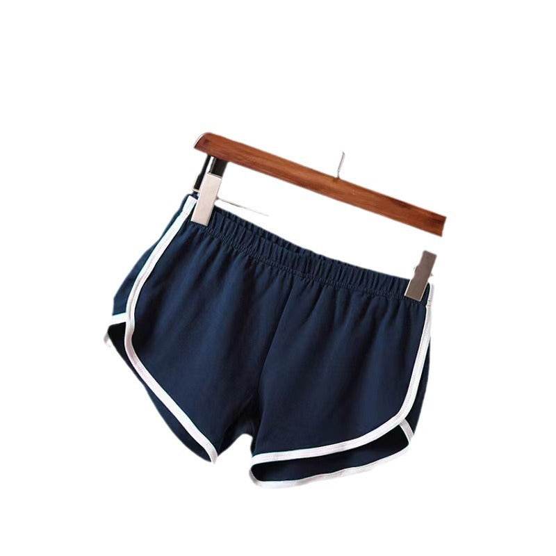 Solid Color Breathable Workout Shorts Women's Candy Color Hot Pants Shorts - Nuprozone