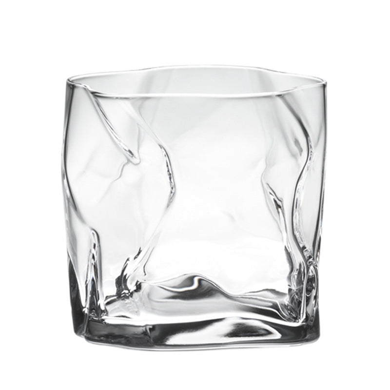 Nitrate Glass Cup Crumpled Paper