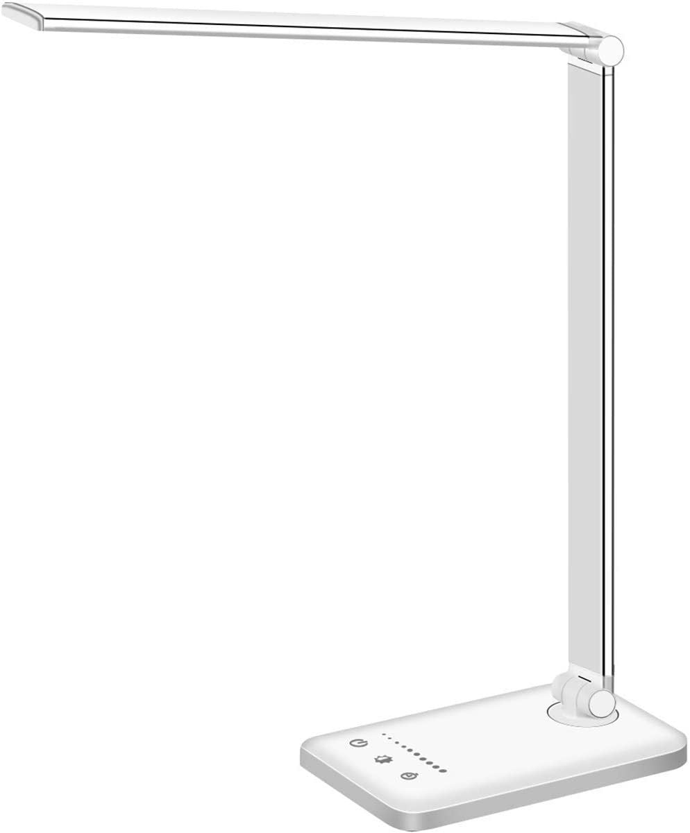 LED Folding Table Lamp 25 Gears Dimming Color Palette Wireless Fast Charge Touch