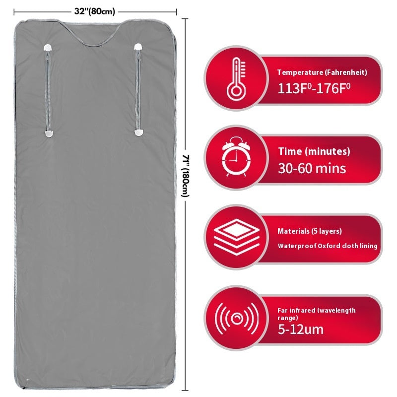 Sauna Blanket Far Infrared Acid Removing Wet Sweat Removing Health Care