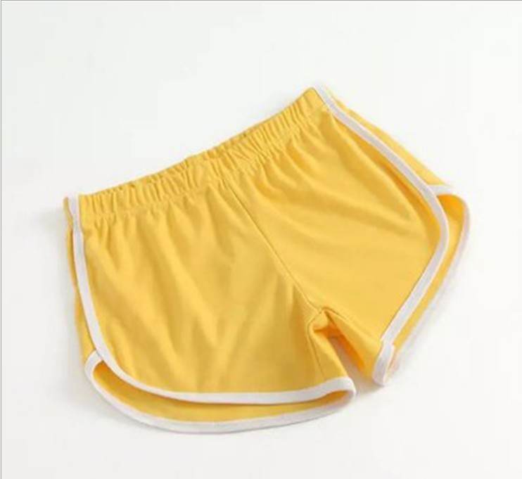 Solid Color Breathable Workout Shorts Women's Candy Color Hot Pants Shorts - Nuprozone