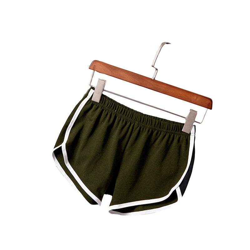 Solid Color Breathable Workout Shorts Women's Candy Color Hot Pants Shorts - Nuprozone