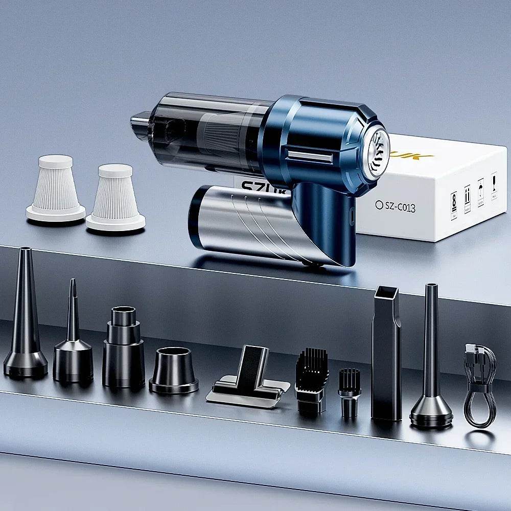 Car Vacuum Cleaner Portable Handheld Mini Vacuum Cleaner Cordless Strong Suction Car Cleaner Car Vacuum Home Appliance - Nuprozone