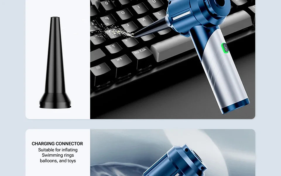Car Vacuum Cleaner Portable Handheld Mini Vacuum Cleaner Cordless Strong Suction Car Cleaner Car Vacuum Home Appliance
