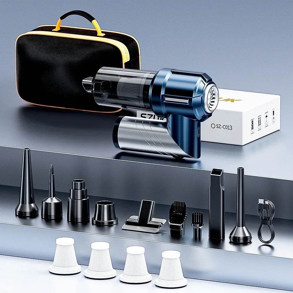 Car Vacuum Cleaner Portable Handheld Mini Vacuum Cleaner Cordless Strong Suction Car Cleaner Car Vacuum Home Appliance - Nuprozone