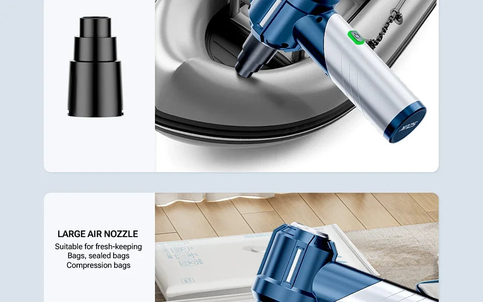 Car Vacuum Cleaner Portable Handheld Mini Vacuum Cleaner Cordless Strong Suction Car Cleaner Car Vacuum Home Appliance