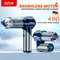 Car Vacuum Cleaner Portable Handheld Mini Vacuum Cleaner Cordless Strong Suction Car Cleaner Car Vacuum Home Appliance