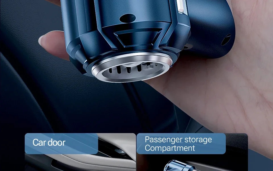 Car Vacuum Cleaner Portable Handheld Mini Vacuum Cleaner Cordless Strong Suction Car Cleaner Car Vacuum Home Appliance