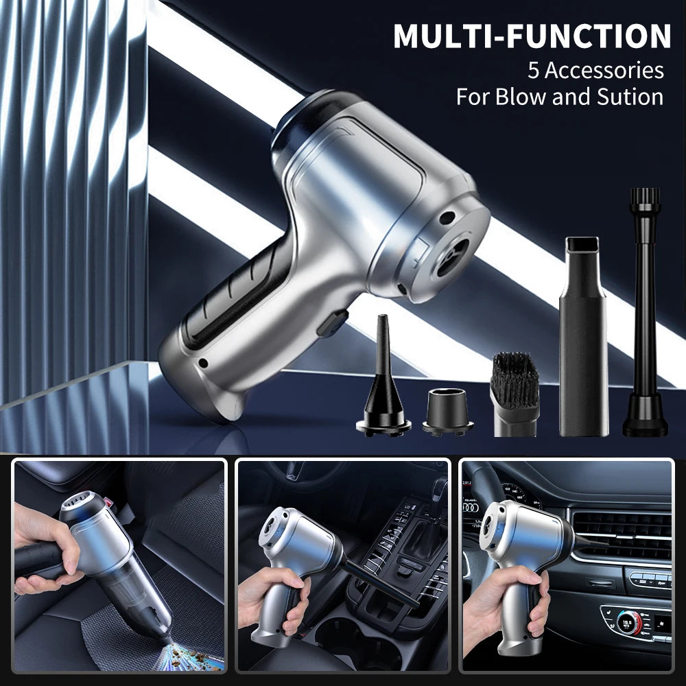 Car vacuum cleaner Auto cordless cleaner Robot Wireless Cleaning Machine Automotive Home Appliance Tools Strong Suction Cleaners